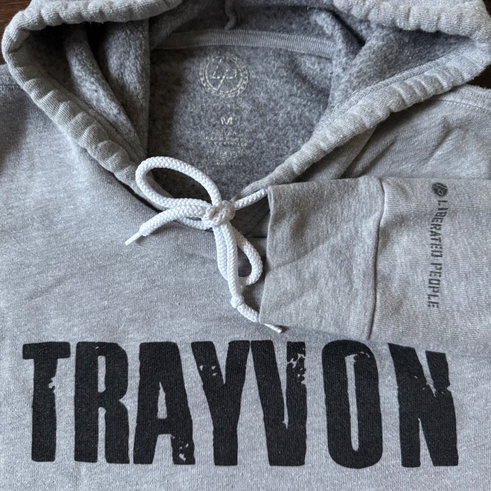 2017 Liberated People‎ Trayvon Hoodie Gray 100% Cotton Made in USA M